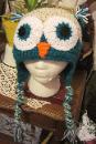 crocheted owl hat available in  any colors combination or size